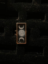 Load image into Gallery viewer, Moon Phases Rectangular Ring size 5-9