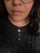 Load image into Gallery viewer, Full Moon and Crescent Moon Pendant
