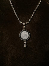 Load image into Gallery viewer, Full Moon and Glass Bead Pendant