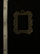 Load image into Gallery viewer, Custom Painted Square Fancy Frame Pendant