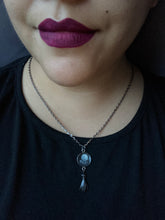 Load image into Gallery viewer, Moon and Hand Pendant