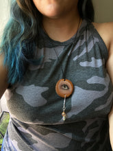 Load image into Gallery viewer, Watchful Eye Wooden Pendant