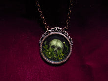 Load image into Gallery viewer, Round Death Garden Pendant (Copper Patina)