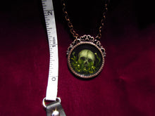 Load image into Gallery viewer, Round Death Garden Pendant (Copper Patina)