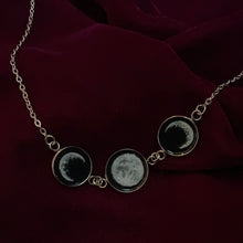 Load image into Gallery viewer, Glowing Moon Phases Necklace 2