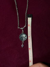 Load image into Gallery viewer, Glowing Full Moon and Crystal Pendant