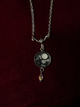 Load image into Gallery viewer, Glowing Full Moon and Crystal Pendant