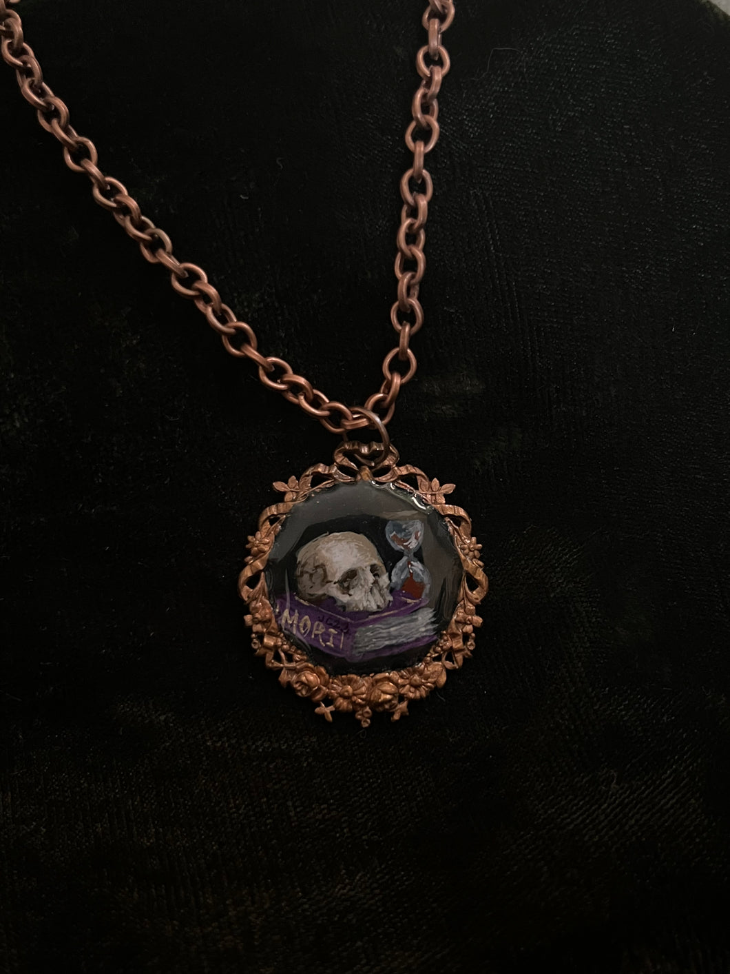 Vanitas Copper Pendant