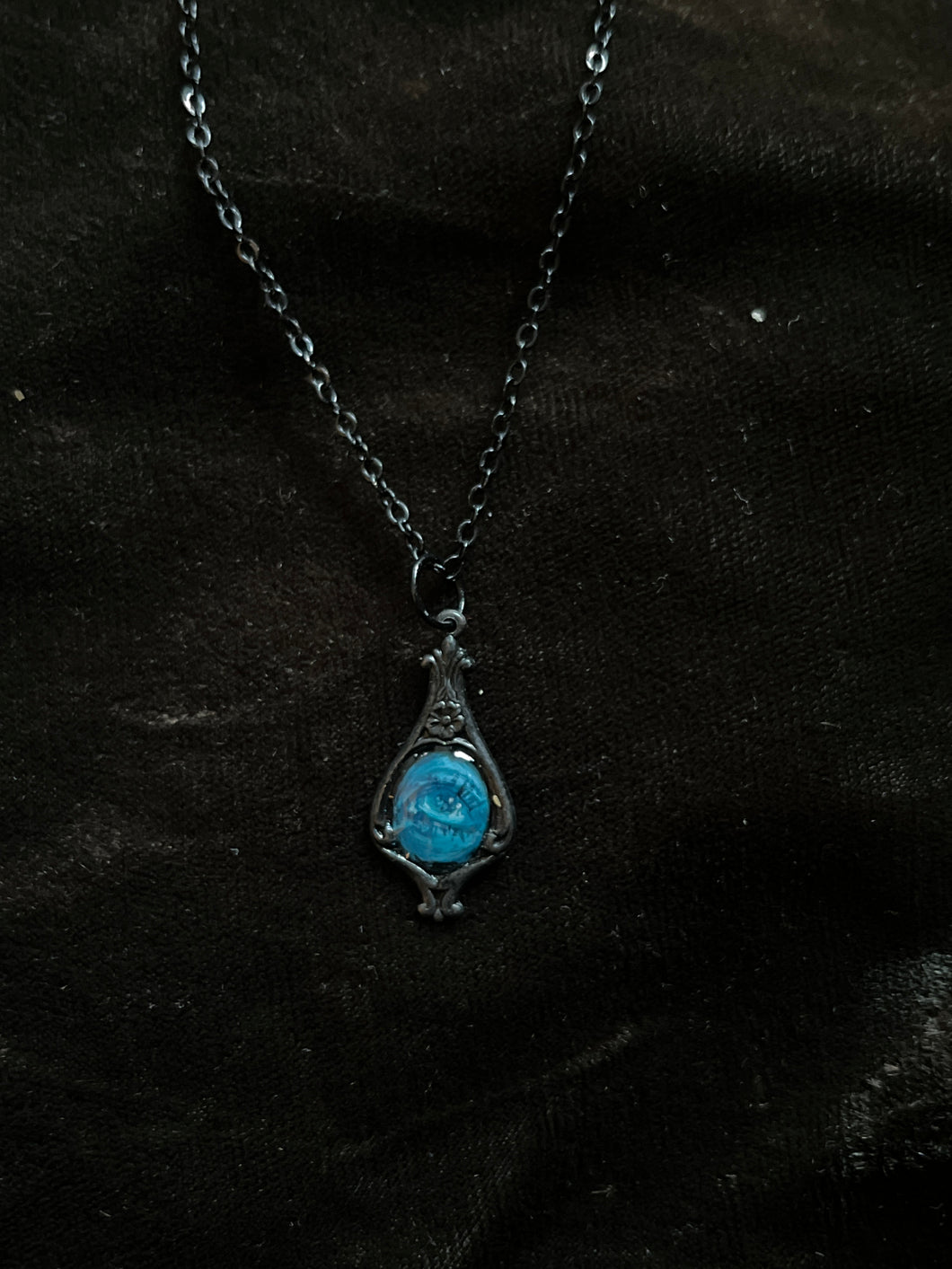 Mini Blue Eye Pendant 2