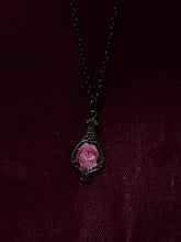 Load image into Gallery viewer, Mini Magenta Lover’s Eye Pendant
