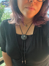 Load image into Gallery viewer, Full moon cemetery bolo tie
