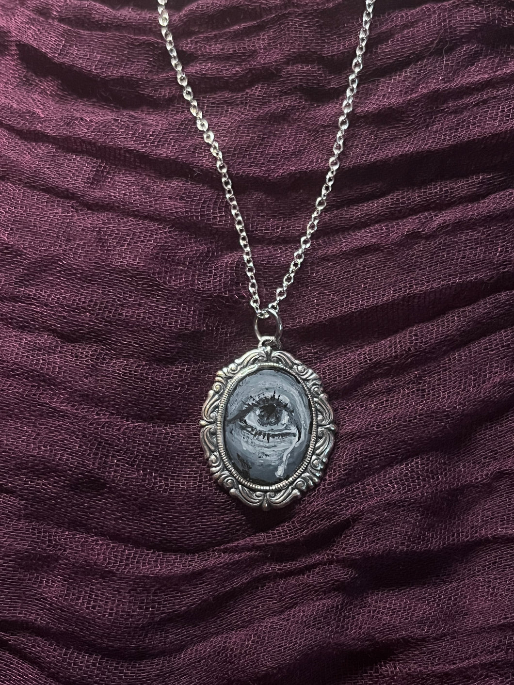 Gray Eye Pendant