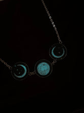 Load image into Gallery viewer, Glowing Moon Phases Necklace
