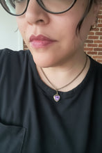 Load image into Gallery viewer, Pink lovers eye locket
