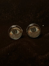 Load image into Gallery viewer, Small Button Print Earrings
