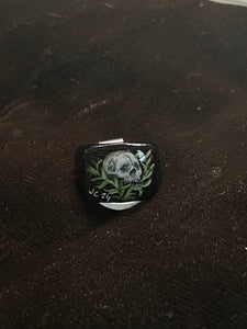 Skull and Wreath Ring Size 7