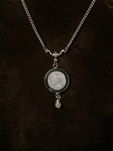 Load image into Gallery viewer, Full Moon and Glass Bead  Pendant
