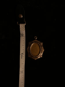 Custom Brass Oval Pendant