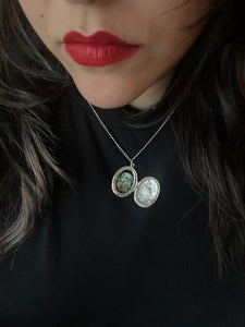 Death of Time Locket Necklace