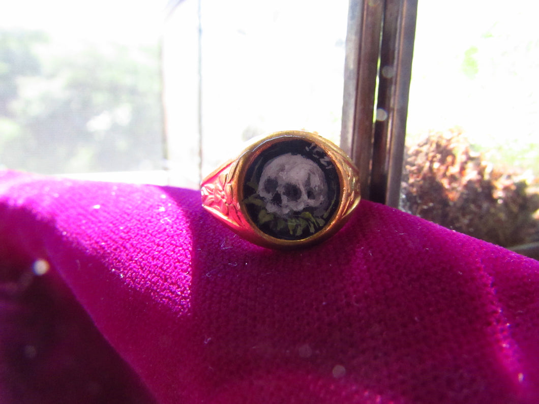 Dainty Skull Ring size 5-9