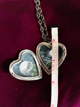 Load image into Gallery viewer, Skull and Moon Heart Locket
