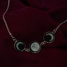Load image into Gallery viewer, Glowing Moon Phases Necklace 2
