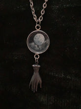 Load image into Gallery viewer, Moon and Hand Pendant
