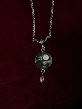 Load image into Gallery viewer, Glowing Full Moon and Crystal Pendant
