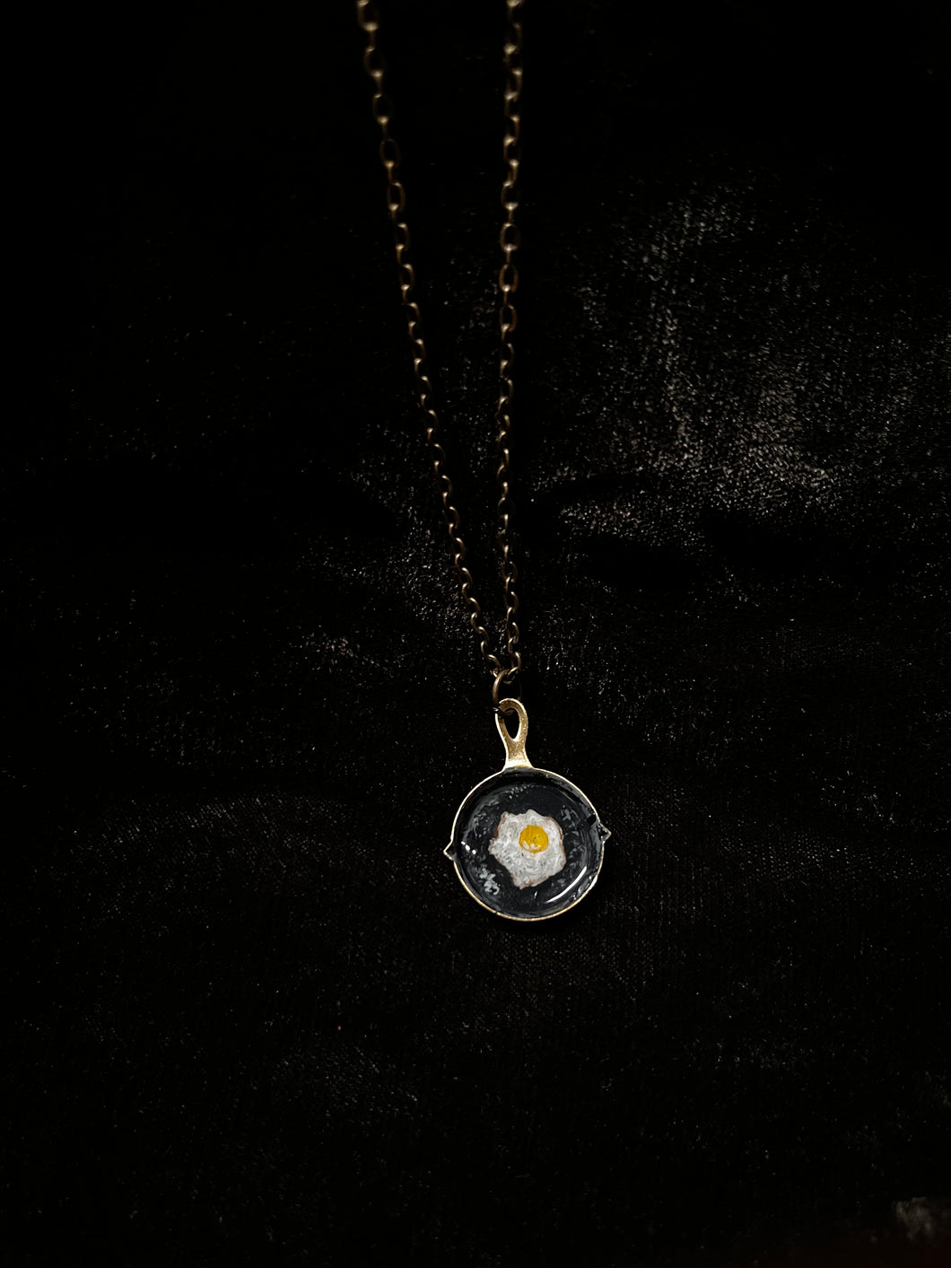 Fried Egg Pendant