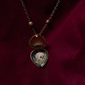 Until Death Necklace- Flame Lily