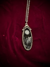 Load image into Gallery viewer, Moon-lit Baba Yaga House Necklace

