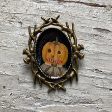 Load image into Gallery viewer, Spirits of Pottsfield Pin - Pumpkin Portrait

