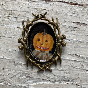 Spirits of Pottsfield Pin - Pumpkin Portrait
