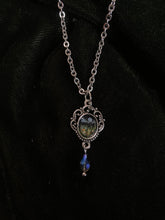Load image into Gallery viewer, Mini Full Moon and Crystal  Pendant

