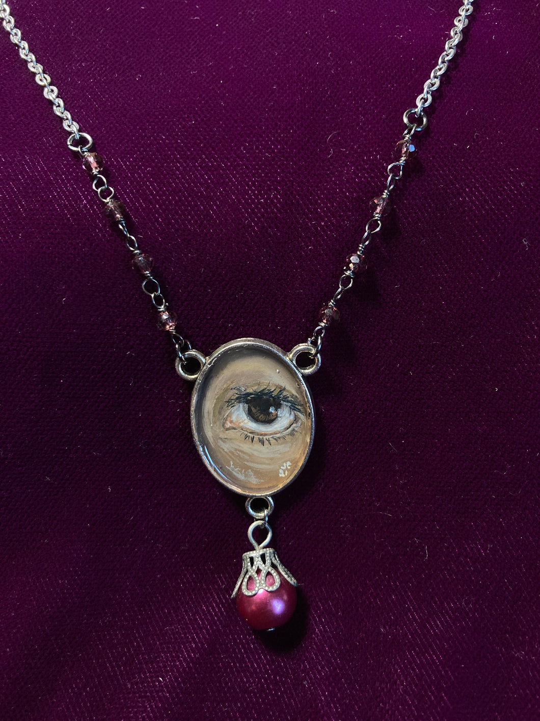 Lover's Eye Pearl Pendant